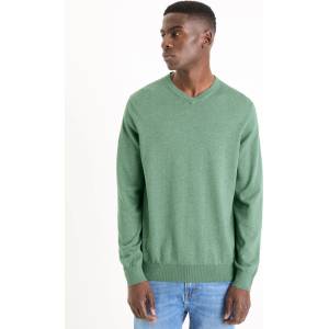Celio Зелен мъжки основен пуловер Celio Decotonv Celio | Zelen | МЪЖЕ | S