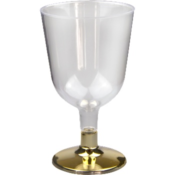 Horecano RK-Чаша 150ml със златна основа (R. 150-PS302) полистирен (0151699)