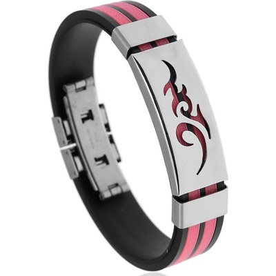 HARAHU Мъжка гривна ti-33191 - Черен / Розов kp33191 (ti-33191)