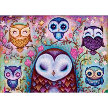 Image 1 of Heye - Puzzle Jeremiah Ketner: Large owls - 1 000 piese