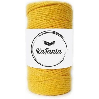 Macrame priadza KaFanta 2mm/60m - žltá