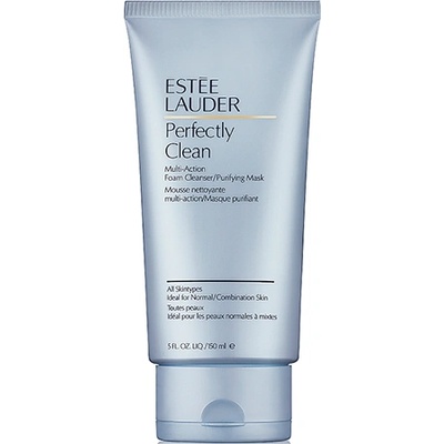 Estée Lauder Perfectly Clean Multi-Action Foam Cleanser Purifying Mask измиваща пяна и почистваща маска за лице 2в1 унисекс 150 мл