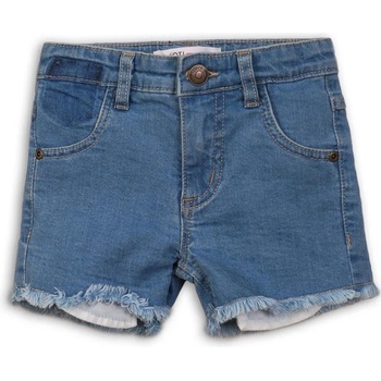 Minoti Wilderness 1 kraťasy dívčí džínové s laclem modrá