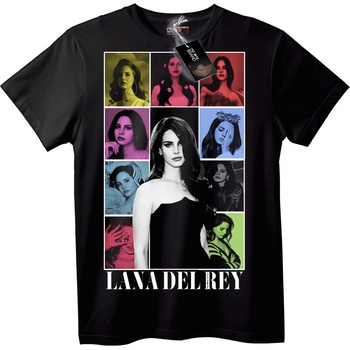 NOONEBRAND Тениска Колаж на Lana Del Rey - S, Black