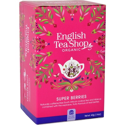 ETS Super ovocný čaj Rooibos a červené ovoce 20 vreciek