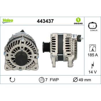 Alternátor VALEO 443437