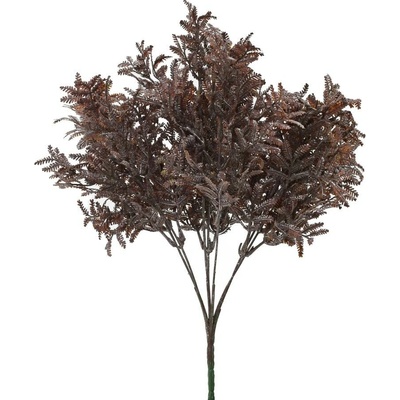ZELEŇ DROB. LÍSTKY TM. HNEDÁ 35CM