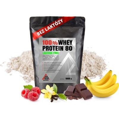 VALKNUT Protein 100% Whey 80 koncentrát bez laktózy 1000 g