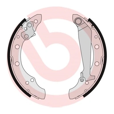 Sada brzdových čeľustí BREMBO S 85 511 (S85511)