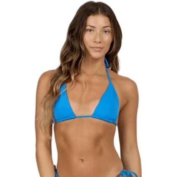 SALTY CREW Seafarer solids side tie bikini top - Blue (Bold Blue)