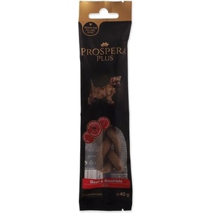 Prospera Plus Лакомство Prospera Plus Говеждо и сурова кожа плетена пръчица 1бр 15см (1514-17082)
