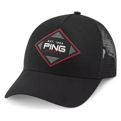 Ping Diamond Trucker Cap black Black