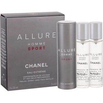 CHANEL Allure Homme Sport Eau Extreme 3x20 ml eau de toilette впръскване със завъртане за мъже