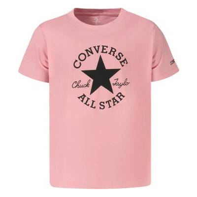 Converse dívčí tričko s krátkým rukávem růžová