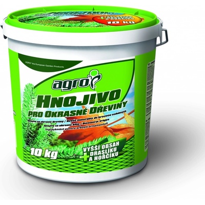 Agro Hnojivo pro okrasné dřeviny plast. kb. 10 kg
