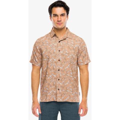 Royal Robbins Camino Pucker turistická košel'a krátký rukáv pecan dragonfly pt