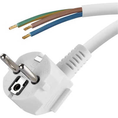 Emos Flexo šňůra PVC 3× 1,5mm2, 2m, bílá S14322