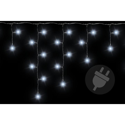 Nexos 38537 Vianočný svetelný dážď 600 LED studená biela 11,9 m