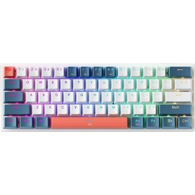 Machenike K500-B61 Red Switch White-Blue