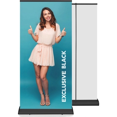 MH Technic s.r.o. Roll Up Exclusive Black 100x200 cm, černý mechanika bez tisku