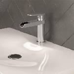 Inter Ceramic Стоящ смесител за умивалник ICF 1192053C ХРОМ месинг + цинк, хром, 15x14.5х4.5см (1192053C)