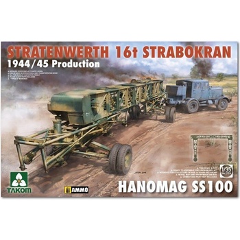 Takom Stratenwerth 16T Strabokran 1944/45 Production Hanomag SS100 1:35