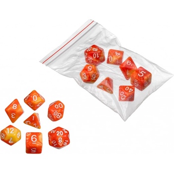Philos Dice Set Oblivion: Orange