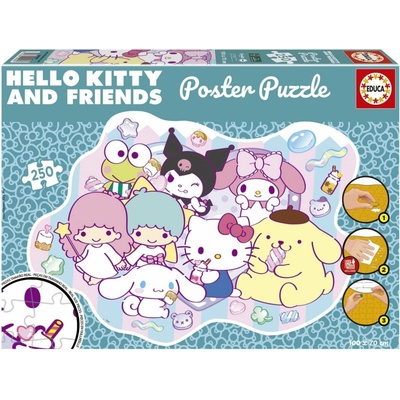 EDUCA Poster Hello Kitty a priatelia 250 dielov