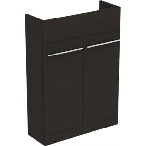 Ideal Standard i. Life S - Шкаф за мивка, 60x21x83 см, 2 врати, въгленово матово сиво T5298NV (T5298NV)