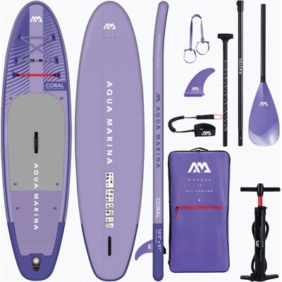 Paddleboard Aqua Marina Coral 10'2" fialová SUP BT-23COPN