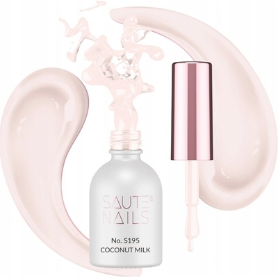 Saute Nails Hybridní lak na nehty 8 ml S195 Coconut Milk (Kokosové mléko)