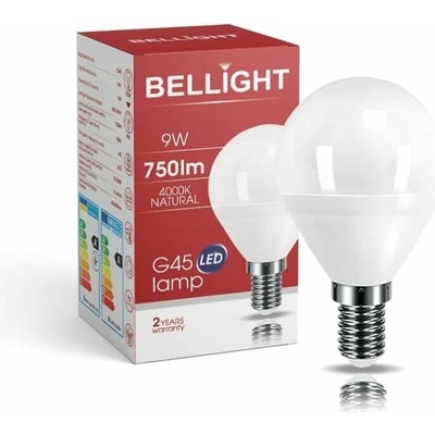 Bellight LED 180-260V G45 9W E14 830lm neutrálna iluminačka