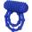 CalExotics 10 Bead Maximus Ring Blue