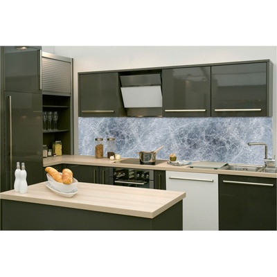 DIMEX ART Фототапет за кухня - сив мраморен фон 260 x 60 см