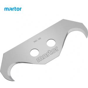 MARTOR Резервно острие NO. 98.70 тип кука - за макетен нож / Martor 98.70 / 10 бр. в кутийка (MRTR 98.70)