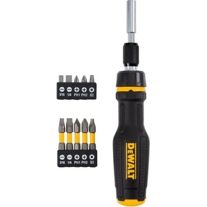 DEWALT Телескопична отвертка DeWALT с тресчотка Multi-Bit, включително 1 бита за отвертка DWHT68001-0 (DWHT68001-0)