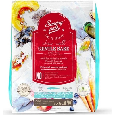 Sunday Pets Gentle Bake Hoki Fish Cat 1,3 kg