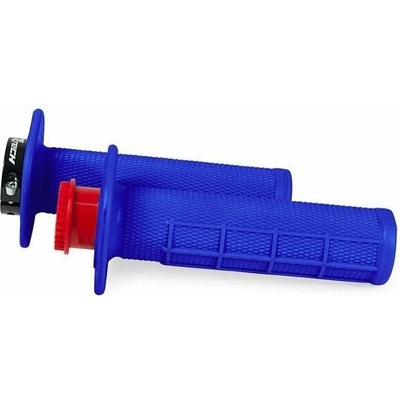 RTECH gripy lock-on R20 Half Waffle, modré, 1 pár
