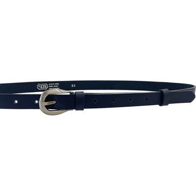 Penny Belts kožený opasek 20-207-56 modrý