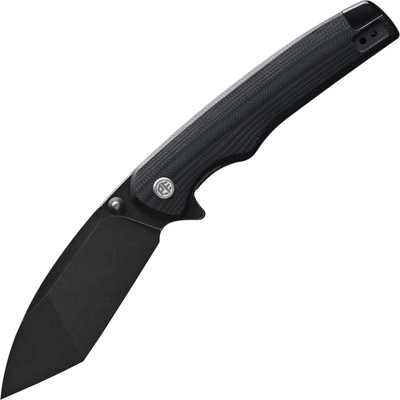 Petrified Fish Bat Black Stonewashed N690 Black G10 Linerlock PFE20DDW