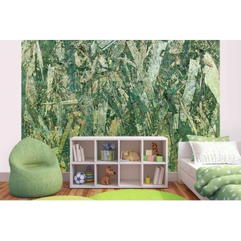 DIMEX ART s. r. o Самозалепваща се флизелинова фототапета зелена пдч 375 x 250 см