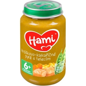 Hami Hráškovo kukuričné pyré s teľacím 200 g