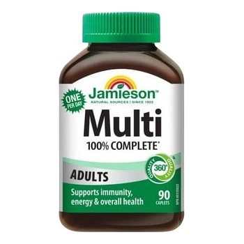 Jamieson 100% Complete Multi Мултивитамини за възрастни, 90 таблетки, Jamieson