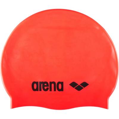 Arena Шапка за плуване Arena Classic Silicone Swim cap - Fluored / Black - размер One Size (581-0005-0411)