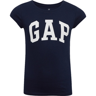 GAP V-HS SS Value Logo Tee tmavo modrá biela