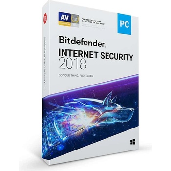 Bitdefender Internet Security 2018 3 lic. 3 roky (VL11033003-EN)