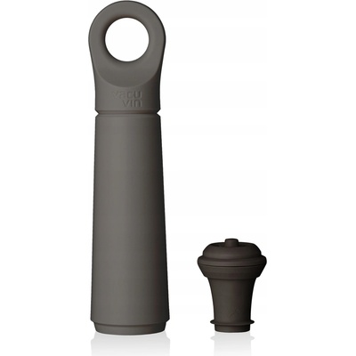 Vakuová pumpa + zátka Vacu Vin Loop Wine Saver - grafitová