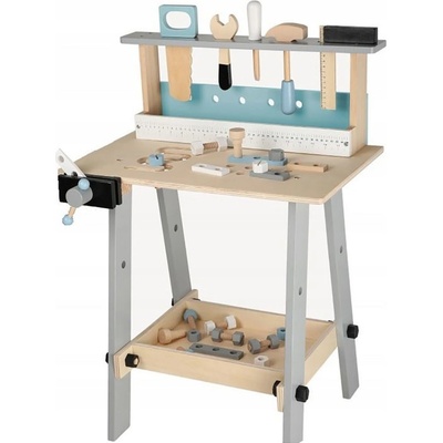 Eco Toys drevený stolík s náradím + 32 príslušenstiev