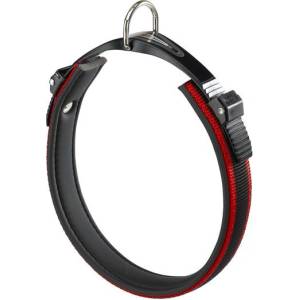 Ferplast Нашийник за кучета Ergocomfort - червен, 52 - 60 см