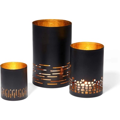 Philippi Комплект от 3 бр свещници philippi модел guyana